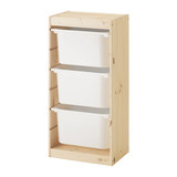 IKEA 宜家代购 舒法特置物架架子储物组合带盒44*30*91cm