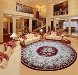 BE土耳其进口地毯欧式 客厅茶几地毯高密度美式现代150万针圆形