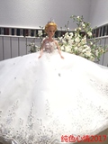 芭比洋娃娃公主可儿婚纱女孩儿童玩具闺蜜新娘生日礼物婚庆摆件