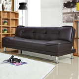 皮艺折叠沙发床单双三人1.8米2米现代简约客厅小户型两用沙发特价