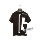 专柜正品 gxg男装2016夏装新款代购黑色短袖圆领T恤 62644044