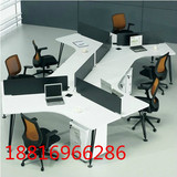 上海办公家具简约现代办公桌职员办公桌3 6 8人位办公桌椅定制