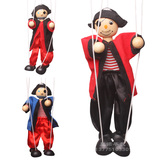 2个包邮中国民间特色手工艺海盗提线木偶儿童玩偶玩具送老外礼物