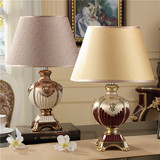 欧式陶瓷台灯摆件创意礼物卧室床头灯温馨古典艺术高档装饰小台灯
