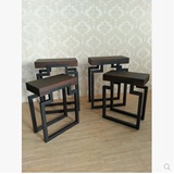 新款 铁艺小凳子  矮凳  欧式餐凳    家用休闲椅子 实木餐椅特价