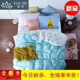 专柜品牌床罩床盖特价夹棉空调被床垫床单单件水洗绗缝床上用品