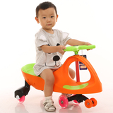 新款上市儿童扭扭车静音轮儿童摇摆车溜溜车宝宝滑行玩具车闪光轮