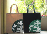 日本星巴克购物袋随手包包帆布包手拎袋子便当包饭盒包袋环保袋