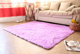 简约欧式丝毛地毯 床边床头客厅茶几垫长方形卧室满铺房间纯色