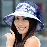 遮阳帽女防晒可折叠大沿帽青年夏季出游沙滩帽户外逛街中年太阳帽