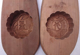 加大加‘外星’中秋月饼模具老式木质模具糕点模具馒头印子一套