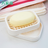 日本进口香皂盒创意肥皂架沥水肥皂盒浴室双层肥皂碟皂盘手工皂盒