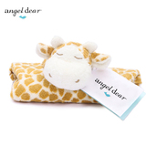 美国Angel Dear新生婴儿宝宝动物玩偶安抚巾玩具毯子不掉毛布玩