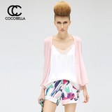 COCOBELLA 2016夏装新款时尚百搭薄款显瘦女针织空调小开衫YN52