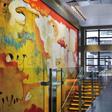 商业办公空间墙画 墙绘涂鸦装饰设计素材资料