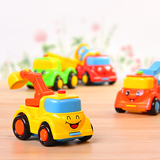 保宝窝儿童玩具汽车模型 惯性工程车套装系列挖掘机挖土机推土机