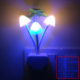 F3-25 创意LED蘑菇灯 七彩变色梦幻蘑菇灯 充电 光控蘑菇小夜灯