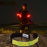 SALZMANN夜跑装备3M夜间跑步反光带男女手臂套骑行绑腿束裤LED灯