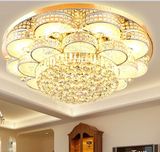 高档金色水晶灯简欧客厅灯欧式吸顶一米圆形餐厅灯大气豪华灯饰