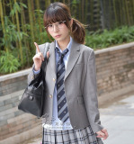 【现货】kyouko JK制服 日本学生西装校服 浅灰色正统男女西装