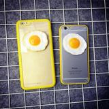 苹果iphone6/6plus仿真食物手机壳 5/5s煎蛋荷包鸡蛋保护外套