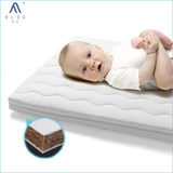 奥斯婴儿床垫 高级环保天然椰棕 防螨透气纯棉无甲醛BB床垫