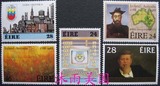 爱尔兰邮票 1988年 约翰肯尼迪 地图 计算机 建筑 新5枚 外国邮票