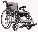 康扬轮椅KM-8520 老人便携代步轮椅 铝合金可折叠轻便手推轮椅车