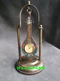 青铜器古玩钟表收藏品老古董老式机械座钟古玩杂项挂钟闹钟包老真