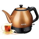 Supor/苏泊尔 SWF08K3-150全不锈钢长嘴电泡茶壶茶具水壶小茶艺壶