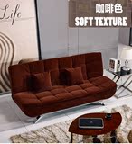 特价懒人小户型布艺可拆洗多功能折叠沙发床可定制1.5/1.8/1.9米
