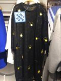 太平鸟女装2016新款春A3FA6115289刺绣蕾丝镂空长袖中长款连衣裙