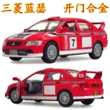 KINSMART合金车模三菱蓝瑟WRC赛车儿童玩具车回力小汽车模型玩具