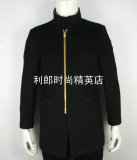 4DYR3061Y藏青利郎男装2014年冬季新款休闲外套羊绒风衣专柜正品