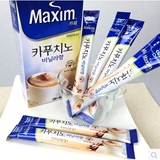 韩国进口麦馨maxim咖啡香草卡布奇诺泡沫咖啡13g