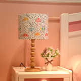 儿童房家居装饰床头灯公主可爱欧式台灯书房现代简约客厅灯具实木