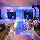 银彩色T台舞台婚庆婚礼场地布置道具超亮加厚0.12mm镜面地毯双面