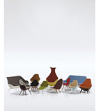 商业设计师家具进口玻璃钢头层牛皮休闲椅午休躺椅创意椅家庭户