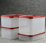 特百惠MM长方形4号8.7L/长方形2号4.3升干货储藏桶/保鲜盒/酵素箱