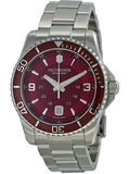 特价美国代购 Victorinox Maverick GS 红色表盘不锈钢男士手表