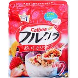 日本进口食品卡乐比Calbee卡乐b水果颗粒即食早餐冲饮麦片800g