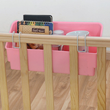 宿舍寝室婴儿床头置物架宜家整理架收纳篮浴室阳台糖果色塑料挂篮