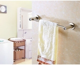 室置物架毛巾杆卫浴挂件不锈钢卫生间2层毛巾架 酒店浴巾架双层浴