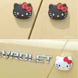现货 韩国正品hello kitty汽车防撞贴 车用防刮花擦蹭贴 4个套装