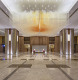 大型酒店水晶工程灯创意大气客厅吸顶灯玻璃艺术灯具会所大厅灯