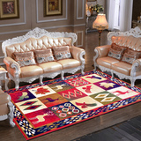 美式土耳其地毯地中海风情 客厅茶几卧室床边地毯欧式
