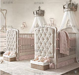 特价美式风格 出口美国家具科莱特丛生的婴儿床 法式仿古家具现货