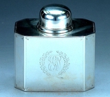 西洋古董老银器收藏 美国 银杯 纯银茶叶罐 烟草罐