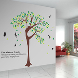 墙贴 美女树 大型墙贴纸壁画客厅装饰背景墙