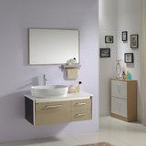 意美家厨卫 SUS304不锈钢浴室柜组合 卫生间洗脸盆洗手台盆镜吊柜